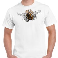 T-shirt Gildan Hammer adulte, manches courtes, 100% coton épais et doux, 203 g/m², tailles S au 5XL. Vignette