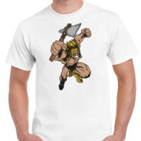 T-shirt Gildan Hammer adulte, manches courtes, 100% coton épais et doux, 203 g/m², tailles S au 5XL. Vignette