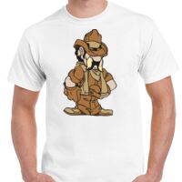 T-shirt Gildan Hammer adulte, manches courtes, 100% coton épais et doux, 203 g/m², tailles S au 5XL. Vignette