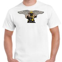 T-shirt Gildan Hammer adulte, manches courtes, 100% coton épais et doux, 203 g/m², tailles S au 5XL. Vignette