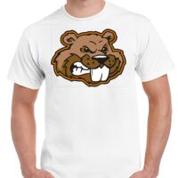 T-shirt Gildan Hammer adulte, manches courtes, 100% coton épais et doux, 203 g/m², tailles S au 5XL. Vignette