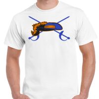 T-shirt Gildan Hammer adulte, manches courtes, 100% coton épais et doux, 203 g/m², tailles S au 5XL. Vignette