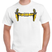 T-shirt Gildan Hammer adulte, manches courtes, 100% coton épais et doux, 203 g/m², tailles S au 5XL. Vignette