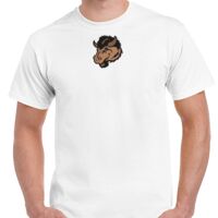 T-shirt Gildan Hammer adulte, manches courtes, 100% coton épais et doux, 203 g/m², tailles S au 5XL. Vignette