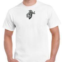 T-shirt Gildan Hammer adulte, manches courtes, 100% coton épais et doux, 203 g/m², tailles S au 5XL. Vignette