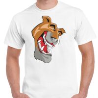 T-shirt Gildan Hammer adulte, manches courtes, 100% coton épais et doux, 203 g/m², tailles S au 5XL. Vignette