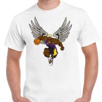 T-shirt Gildan Hammer adulte, manches courtes, 100% coton épais et doux, 203 g/m², tailles S au 5XL. Vignette