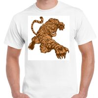 T-shirt Gildan Hammer adulte, manches courtes, 100% coton épais et doux, 203 g/m², tailles S au 5XL. Vignette