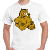 T-shirt Gildan Hammer adulte, manches courtes, 100% coton épais et doux, 203 g/m², tailles S au 5XL. Vignette