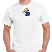 T-shirt Gildan Hammer adulte, manches courtes, 100% coton épais et doux, 203 g/m², tailles S au 5XL. Vignette