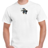 T-shirt Gildan Hammer adulte, manches courtes, 100% coton épais et doux, 203 g/m², tailles S au 5XL. Vignette