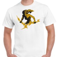 T-shirt Gildan Hammer adulte, manches courtes, 100% coton épais et doux, 203 g/m², tailles S au 5XL. Vignette