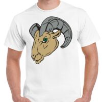 T-shirt Gildan Hammer adulte, manches courtes, 100% coton épais et doux, 203 g/m², tailles S au 5XL. Vignette