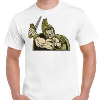 T-shirt Gildan Hammer adulte, manches courtes, 100% coton épais et doux, 203 g/m², tailles S au 5XL. Vignette