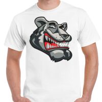 T-shirt Gildan Hammer adulte, manches courtes, 100% coton épais et doux, 203 g/m², tailles S au 5XL. Vignette