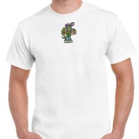 T-shirt Gildan Hammer adulte, manches courtes, 100% coton épais et doux, 203 g/m², tailles S au 5XL. Vignette