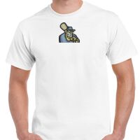 T-shirt Gildan Hammer adulte, manches courtes, 100% coton épais et doux, 203 g/m², tailles S au 5XL. Vignette