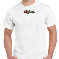 T-shirt Gildan Hammer adulte, manches courtes, 100% coton épais et doux, 203 g/m², tailles S au 5XL. Vignette