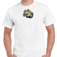 T-shirt Gildan Hammer adulte, manches courtes, 100% coton épais et doux, 203 g/m², tailles S au 5XL. Vignette