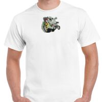 T-shirt Gildan Hammer adulte, manches courtes, 100% coton épais et doux, 203 g/m², tailles S au 5XL. Vignette