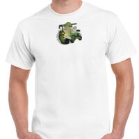 T-shirt Gildan Hammer adulte, manches courtes, 100% coton épais et doux, 203 g/m², tailles S au 5XL. Vignette