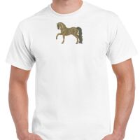 T-shirt Gildan Hammer adulte, manches courtes, 100% coton épais et doux, 203 g/m², tailles S au 5XL. Vignette