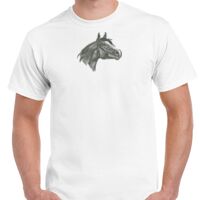 T-shirt Gildan Hammer adulte, manches courtes, 100% coton épais et doux, 203 g/m², tailles S au 5XL. Vignette