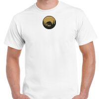 T-shirt Gildan Hammer adulte, manches courtes, 100% coton épais et doux, 203 g/m², tailles S au 5XL. Vignette