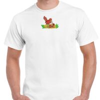 T-shirt Gildan Hammer adulte, manches courtes, 100% coton épais et doux, 203 g/m², tailles S au 5XL. Vignette