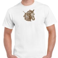 T-shirt Gildan Hammer adulte, manches courtes, 100% coton épais et doux, 203 g/m², tailles S au 5XL. Vignette