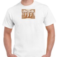 T-shirt Gildan Hammer adulte, manches courtes, 100% coton épais et doux, 203 g/m², tailles S au 5XL. Vignette