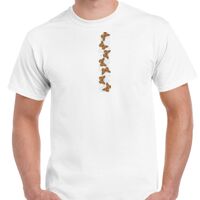 T-shirt Gildan Hammer adulte, manches courtes, 100% coton épais et doux, 203 g/m², tailles S au 5XL. Vignette