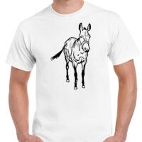 T-shirt Gildan Hammer adulte, manches courtes, 100% coton épais et doux, 203 g/m², tailles S au 5XL. Vignette