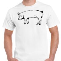 T-shirt Gildan Hammer adulte, manches courtes, 100% coton épais et doux, 203 g/m², tailles S au 5XL. Vignette