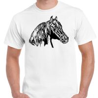 T-shirt Gildan Hammer adulte, manches courtes, 100% coton épais et doux, 203 g/m², tailles S au 5XL. Vignette