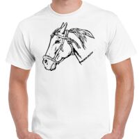 T-shirt Gildan Hammer adulte, manches courtes, 100% coton épais et doux, 203 g/m², tailles S au 5XL. Vignette