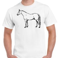 T-shirt Gildan Hammer adulte, manches courtes, 100% coton épais et doux, 203 g/m², tailles S au 5XL. Vignette