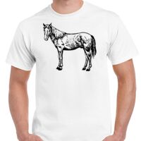 T-shirt Gildan Hammer adulte, manches courtes, 100% coton épais et doux, 203 g/m², tailles S au 5XL. Vignette