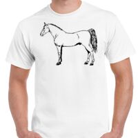 T-shirt Gildan Hammer adulte, manches courtes, 100% coton épais et doux, 203 g/m², tailles S au 5XL. Vignette