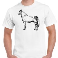 T-shirt Gildan Hammer adulte, manches courtes, 100% coton épais et doux, 203 g/m², tailles S au 5XL. Vignette