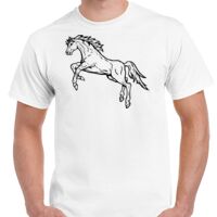 T-shirt Gildan Hammer adulte, manches courtes, 100% coton épais et doux, 203 g/m², tailles S au 5XL. Vignette