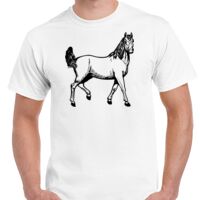 T-shirt Gildan Hammer adulte, manches courtes, 100% coton épais et doux, 203 g/m², tailles S au 5XL. Vignette