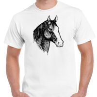 T-shirt Gildan Hammer adulte, manches courtes, 100% coton épais et doux, 203 g/m², tailles S au 5XL. Vignette