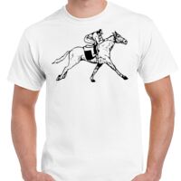 T-shirt Gildan Hammer adulte, manches courtes, 100% coton épais et doux, 203 g/m², tailles S au 5XL. Vignette