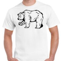 T-shirt Gildan Hammer adulte, manches courtes, 100% coton épais et doux, 203 g/m², tailles S au 5XL. Vignette