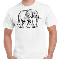 T-shirt Gildan Hammer adulte, manches courtes, 100% coton épais et doux, 203 g/m², tailles S au 5XL. Vignette