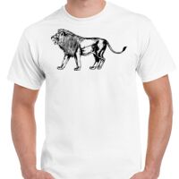 T-shirt Gildan Hammer adulte, manches courtes, 100% coton épais et doux, 203 g/m², tailles S au 5XL. Vignette