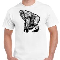 T-shirt Gildan Hammer adulte, manches courtes, 100% coton épais et doux, 203 g/m², tailles S au 5XL. Vignette