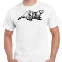 T-shirt Gildan Hammer adulte, manches courtes, 100% coton épais et doux, 203 g/m², tailles S au 5XL. Vignette