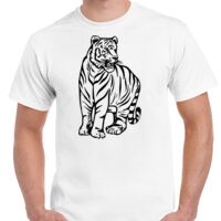 T-shirt Gildan Hammer adulte, manches courtes, 100% coton épais et doux, 203 g/m², tailles S au 5XL. Vignette